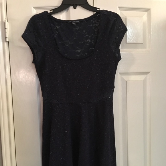 Sparkly navy and lace dress - Picture 2 of 7